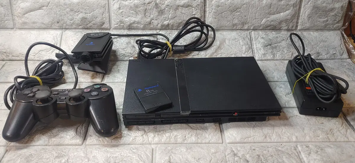 소니 ps2 scph-79005 미니플스 1인셋